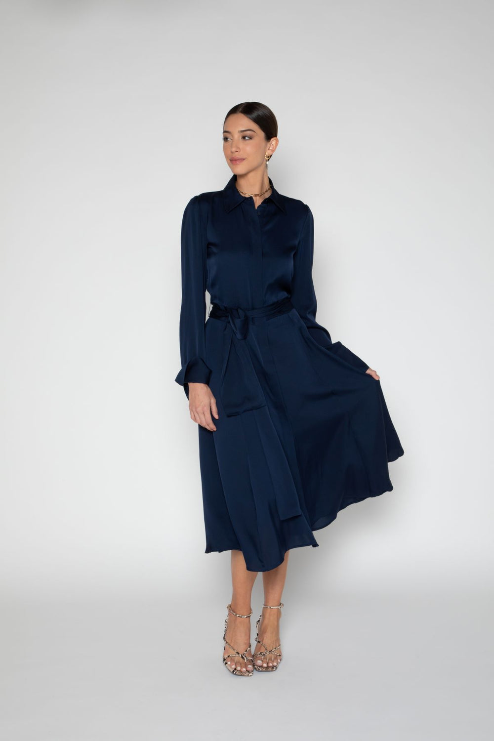 Le Marais Dress - Navy