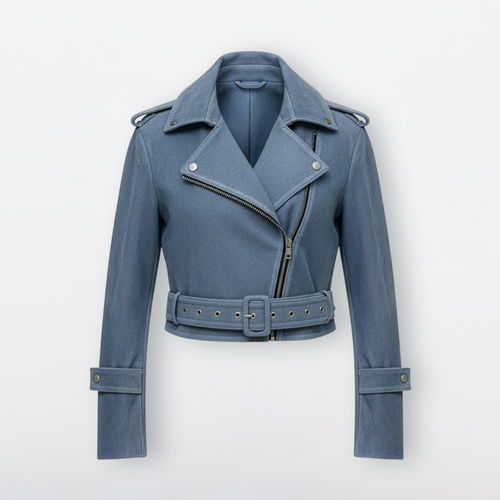 Almada Lambskin Belted Bomber - Nouvelle / Silk95Five