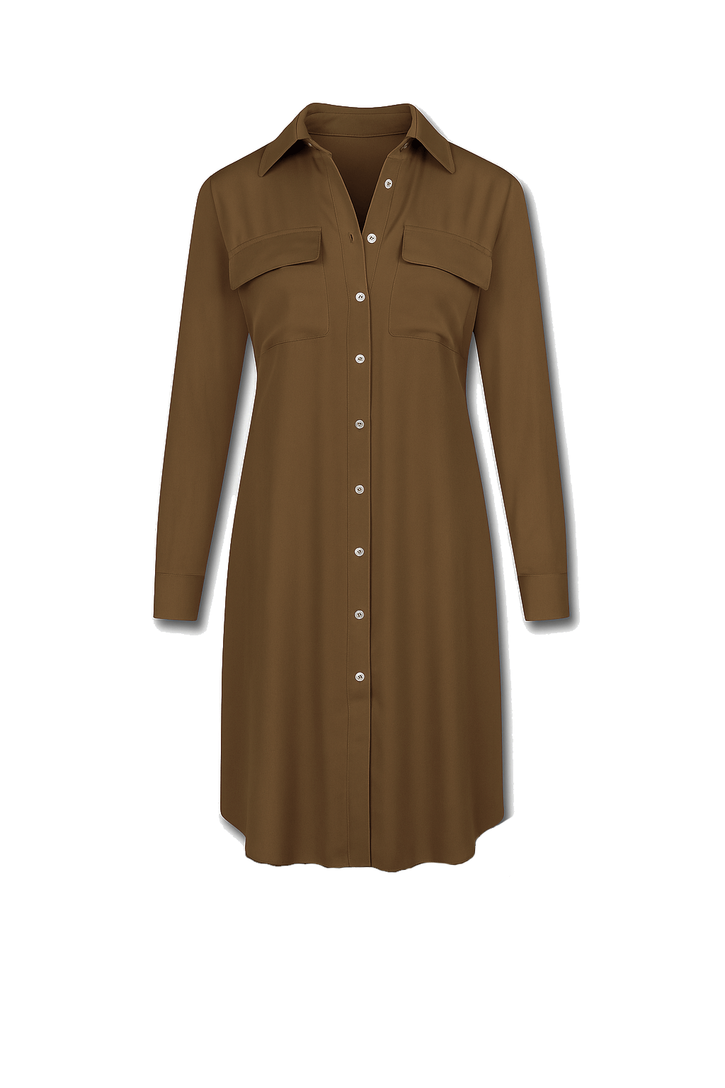 Sicily Double Pocket Shirt Dress