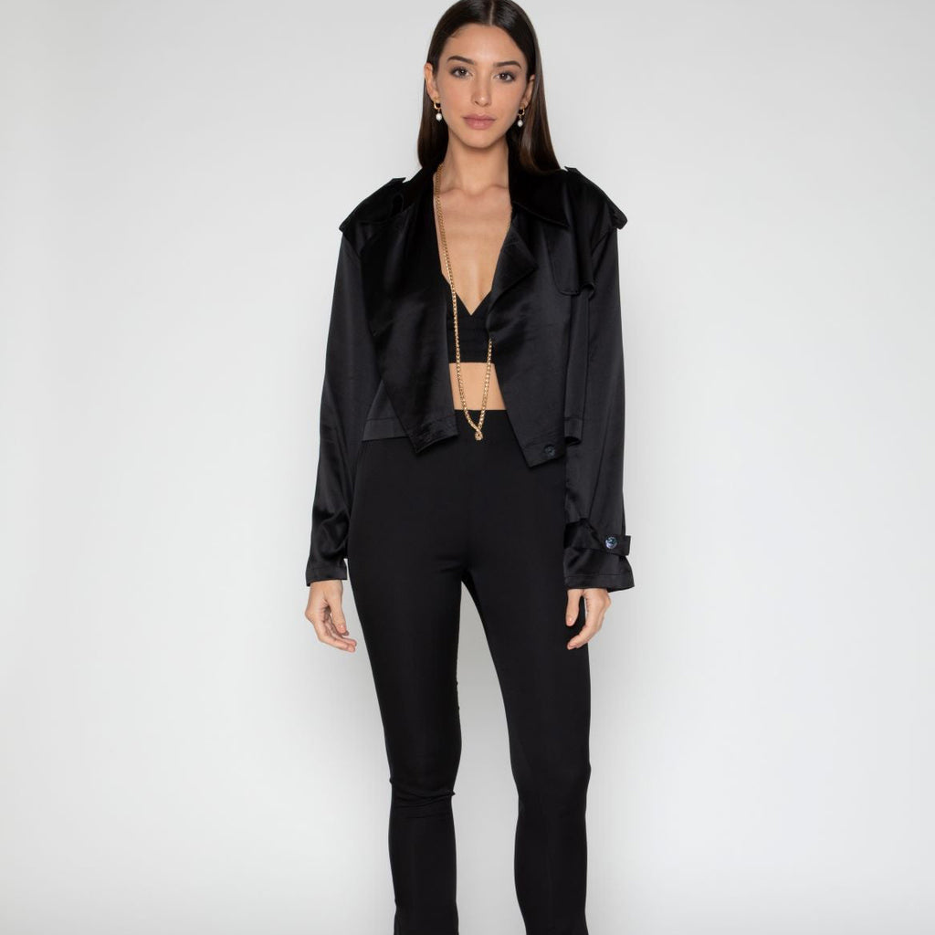 Kensington Trench Cropped - Nouvelle / Silk95Five