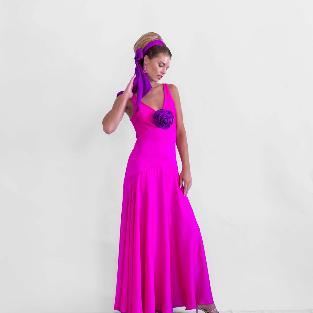 Mar a lago evening dress Palm Beach Peony Size S