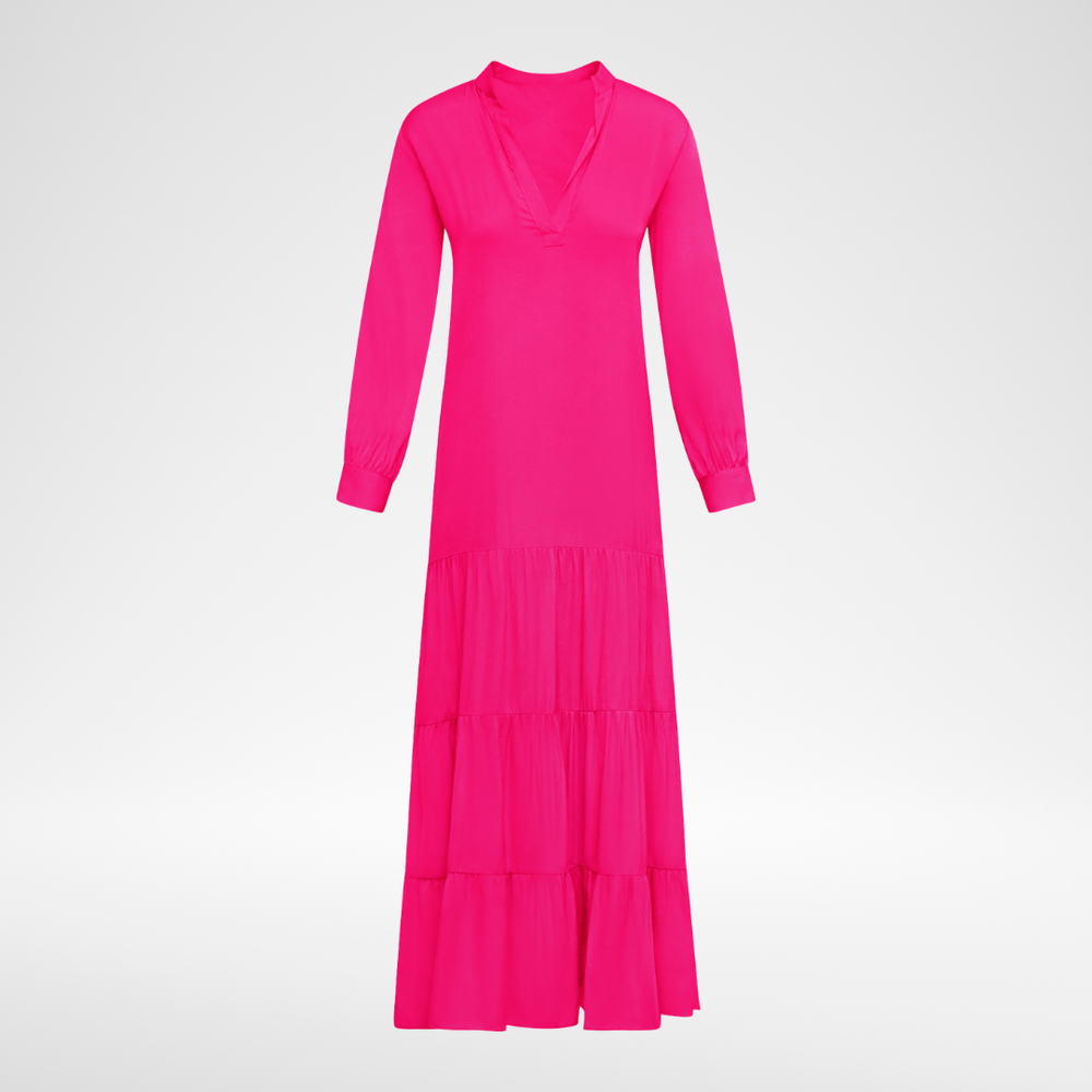 Namibia Dress - Miami Pink, Chambre, Faded Denim, Icy Teal, Midnight Blue, Nouvelle White, Palm Beach Peony, Papaya, Periwinkle, True Blue, Ultra Violet, Vivacious Pink, Azure