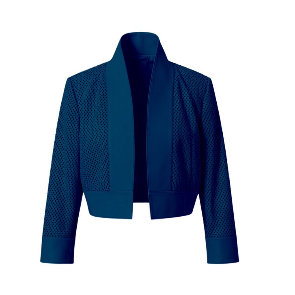 Porto Perforated Lambskin Jacket - Nouvelle / Silk95Five