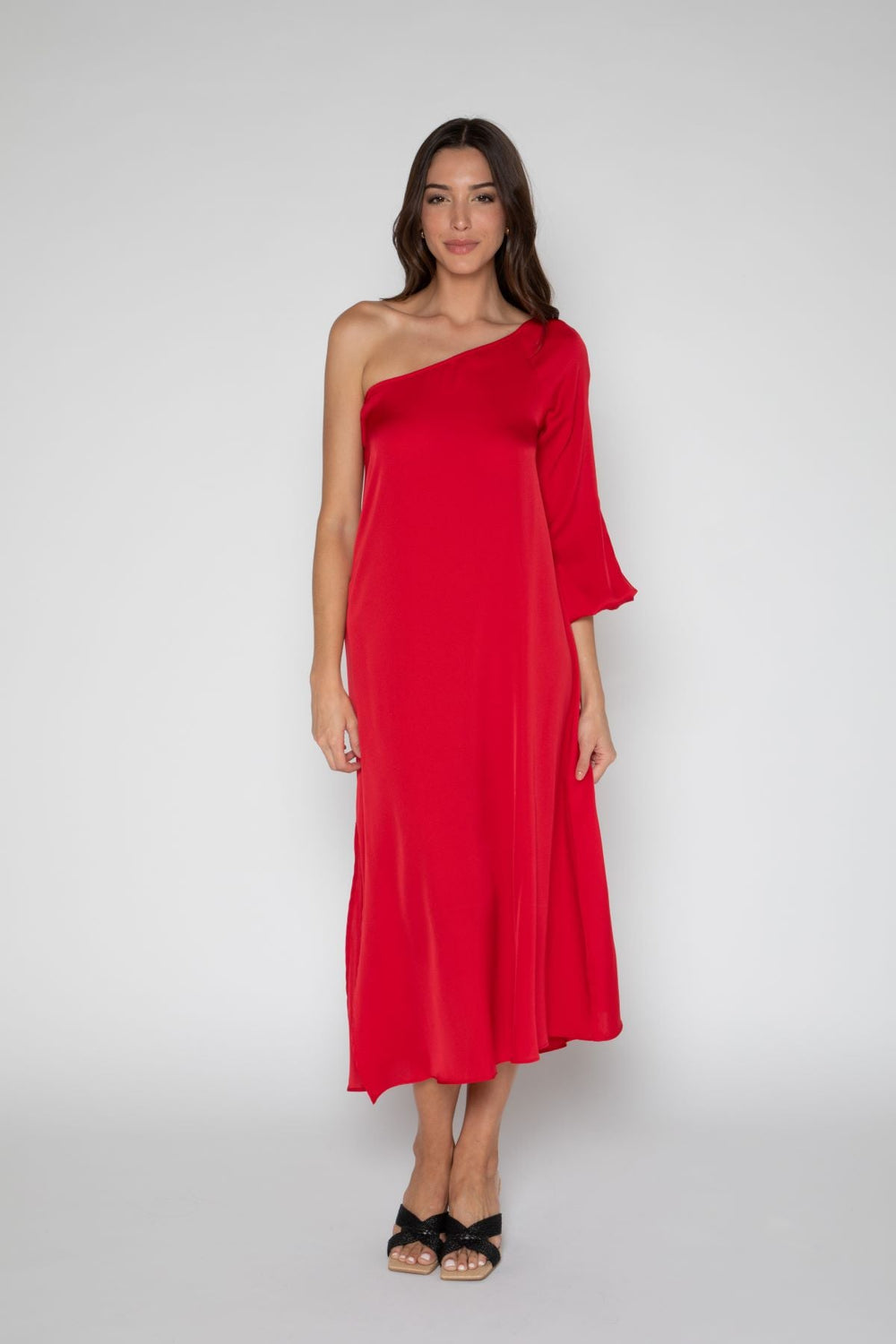 Positano Dress - Bougainvillea,Bronze,Nutmeg,Poinciana,Purple,True Bronze,True Gold