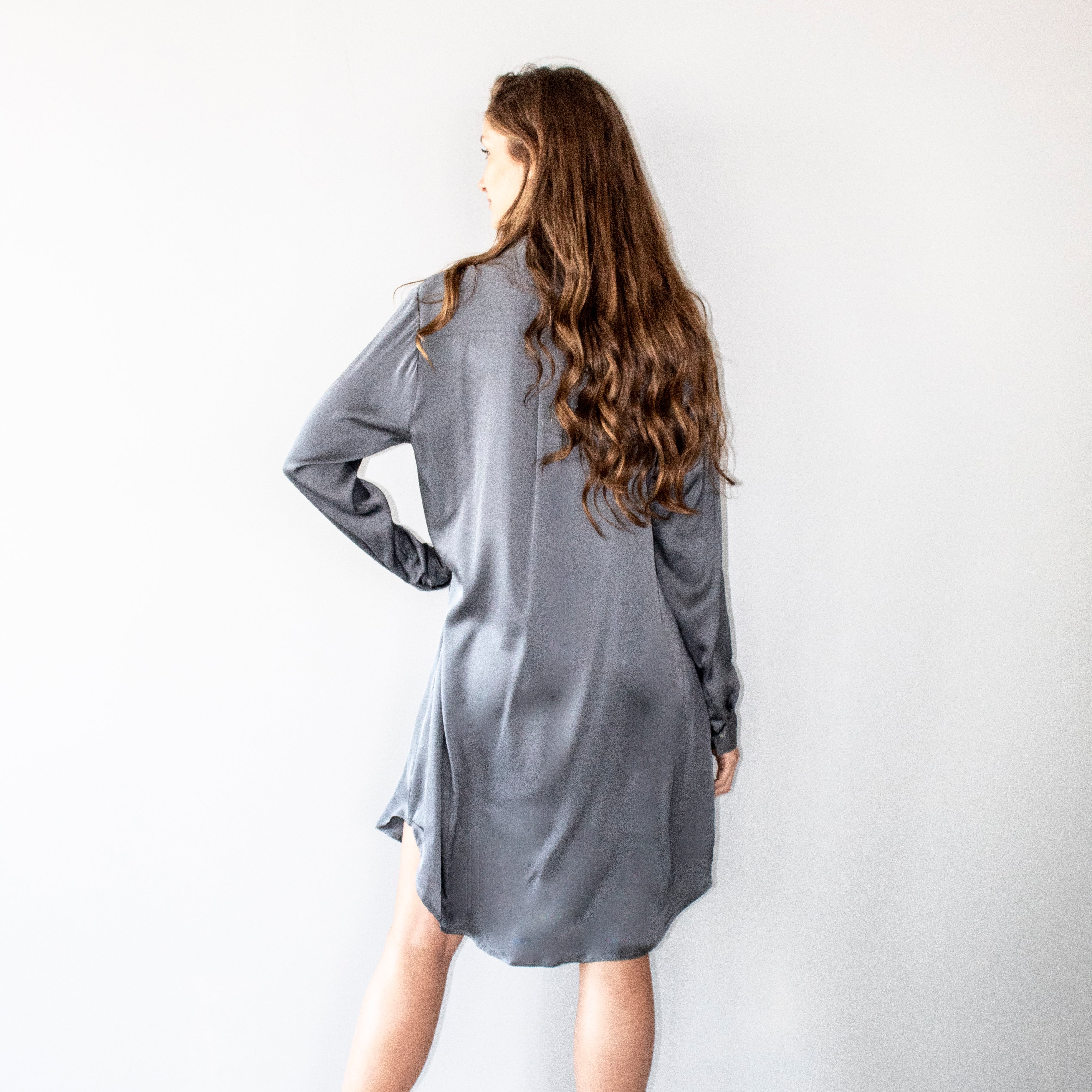 Sicily Double Pocket Shirt Dress