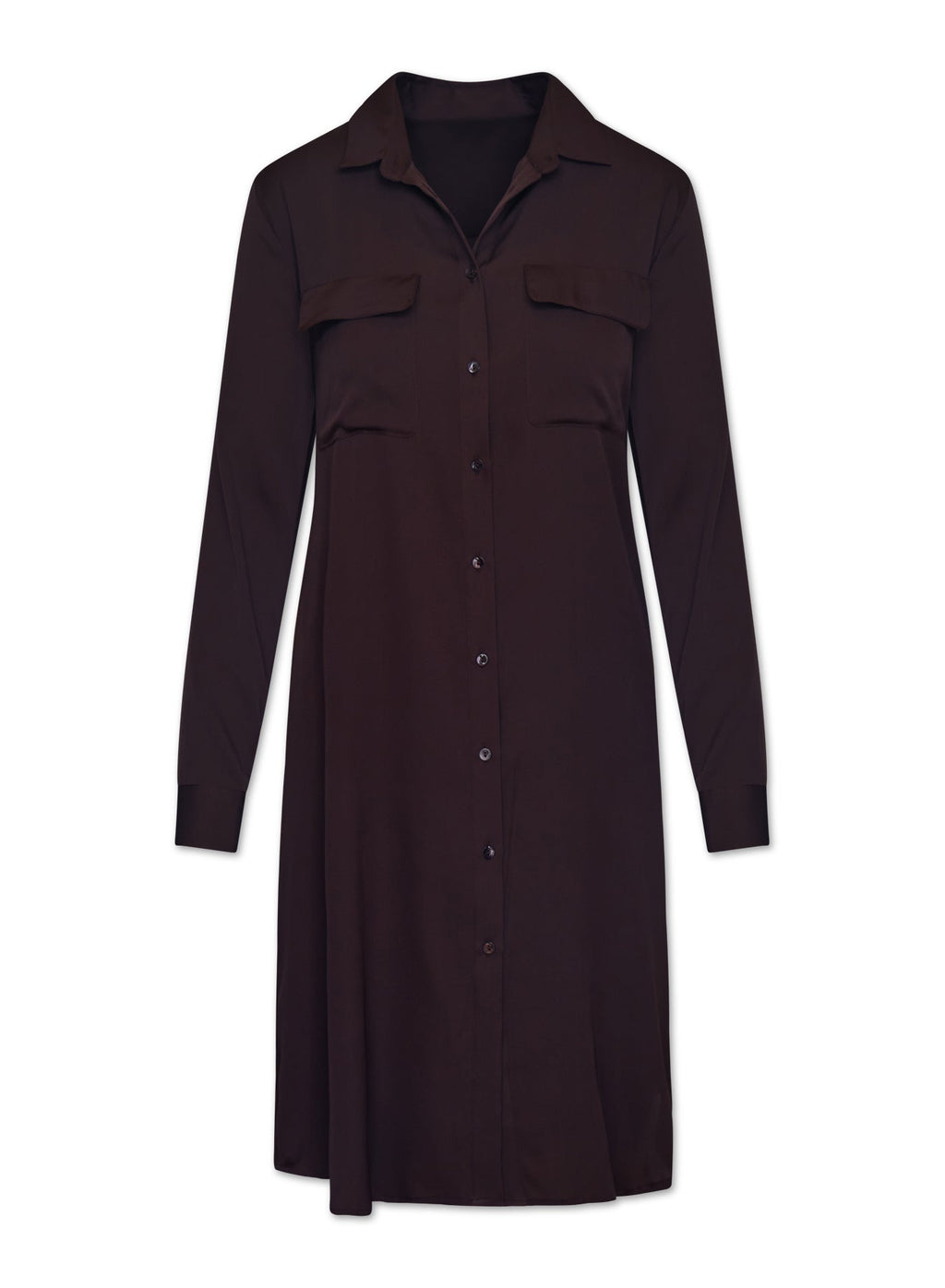 Sicily Double Pocket Shirt Dress - Nouvelle / Silk95Five