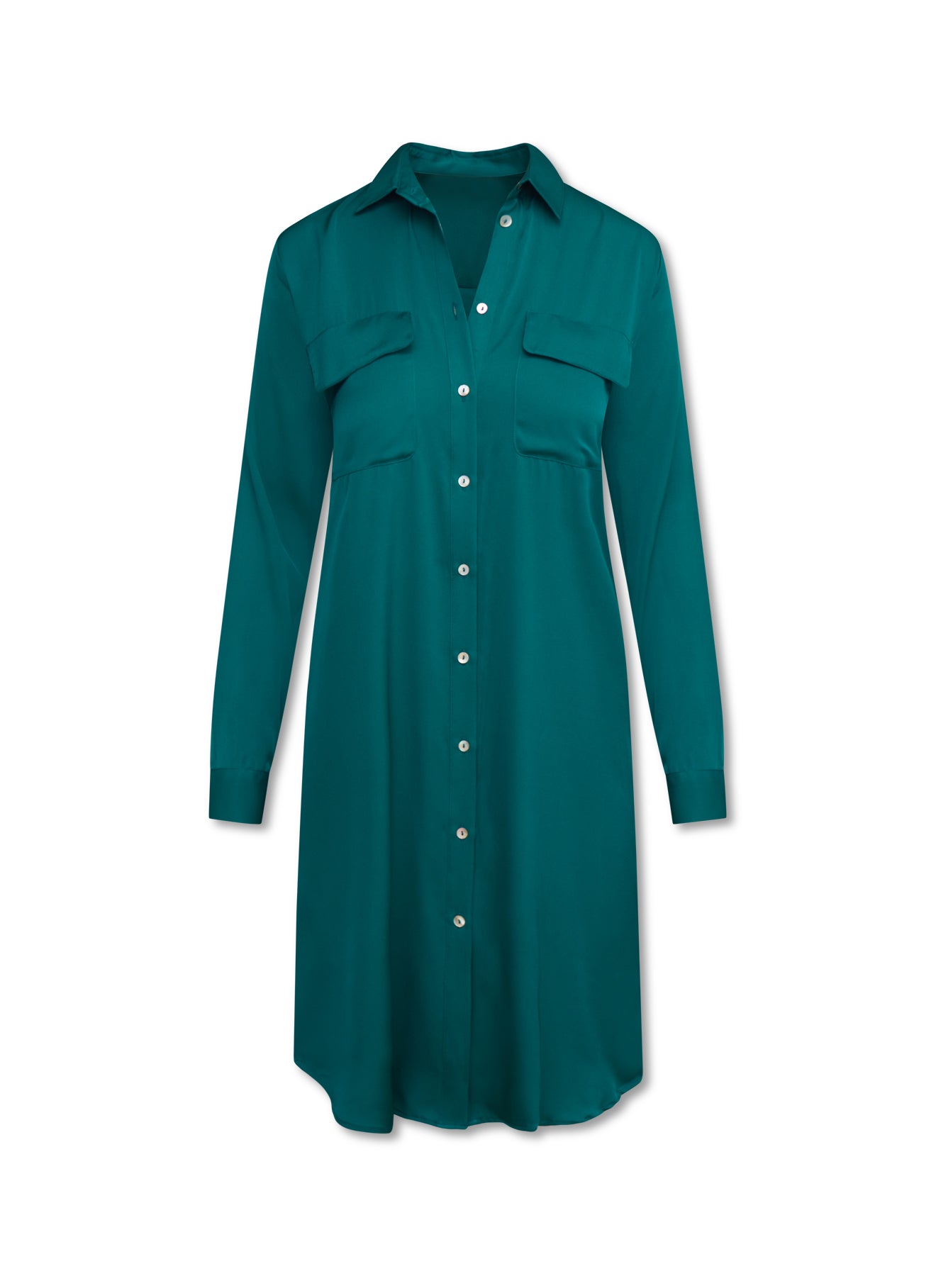 Sicily Double Pocket Shirt Dress