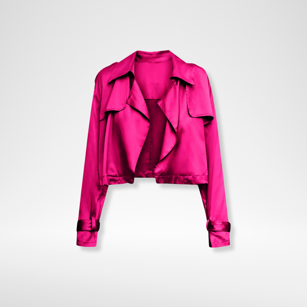 Kensington Trench Cropped - Bougainvillea, Palm Beach Peony, Vivacious Pink, Miami Pink, Dusty Pink, Bubble Gum, Miami Shimmer