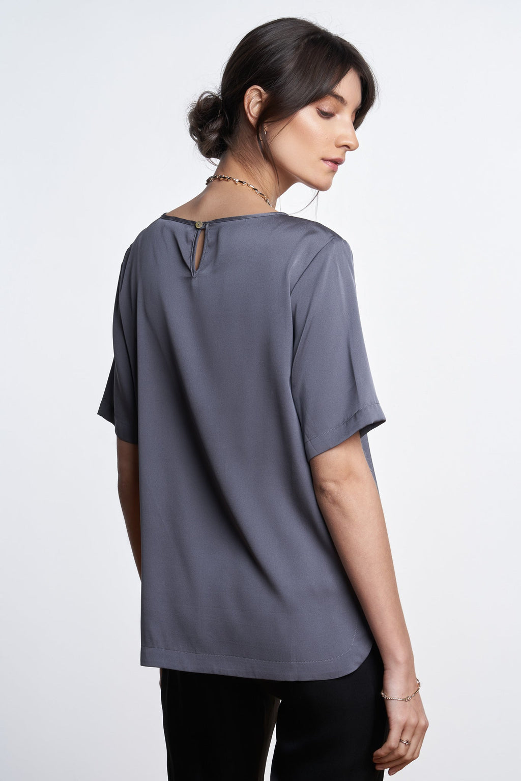 Berlin T Top Navy Size S