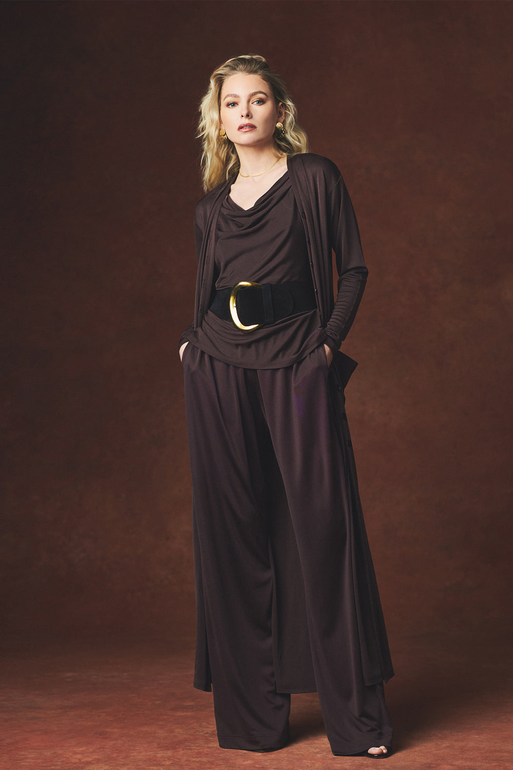 Cheval Cardigan - Chocolate