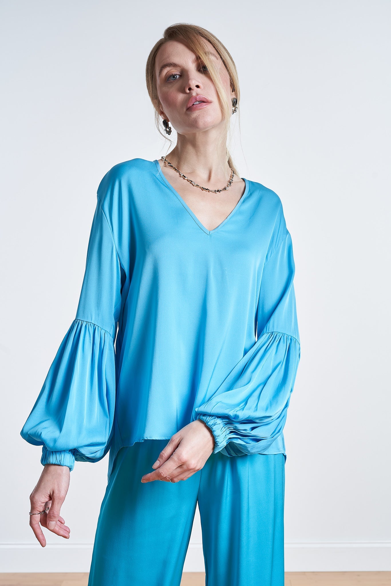 Como Blouse Ultra Violet Size L