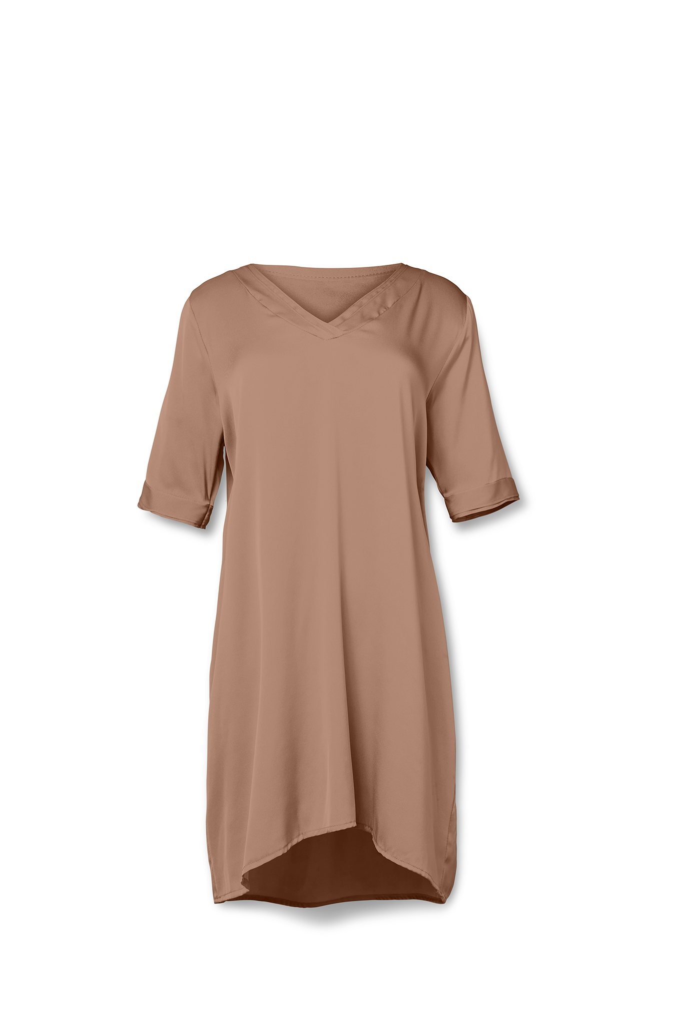 Fresnay Dress Khaki Mauve Size XL