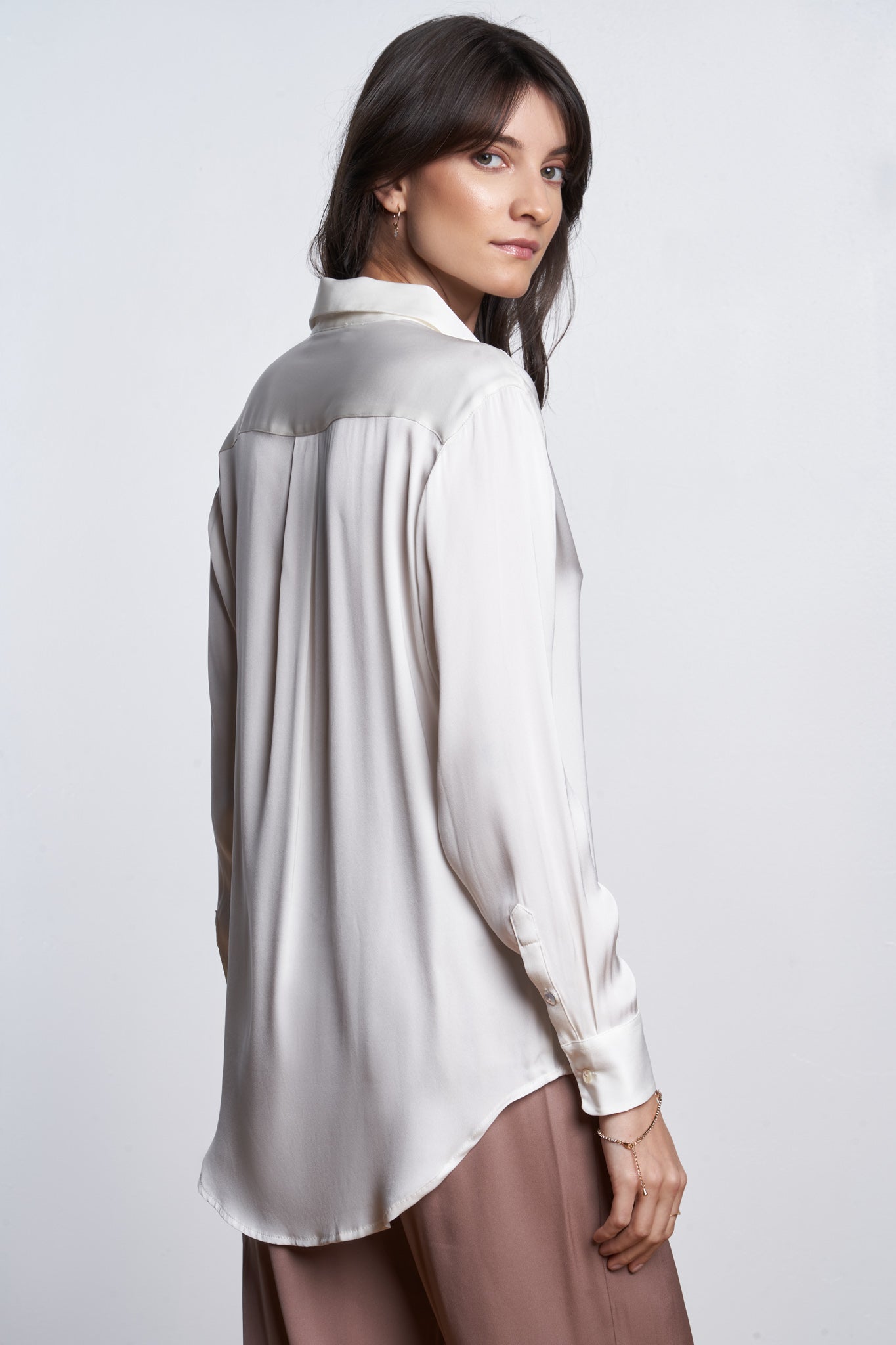 India Shirt Silver Lining Size S