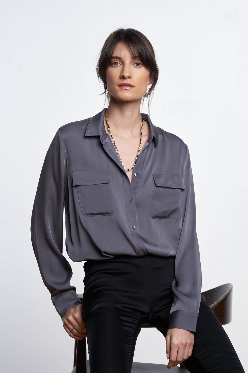 Camicia Monte Carlo con doppia tasca - Fonce