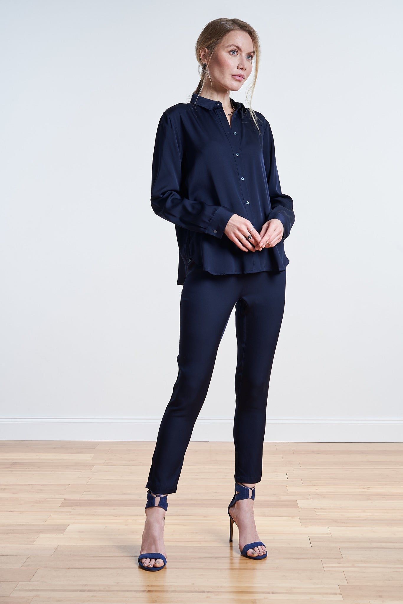 Monte Carlo Shirt 0 pkt Fonce Grey Size M