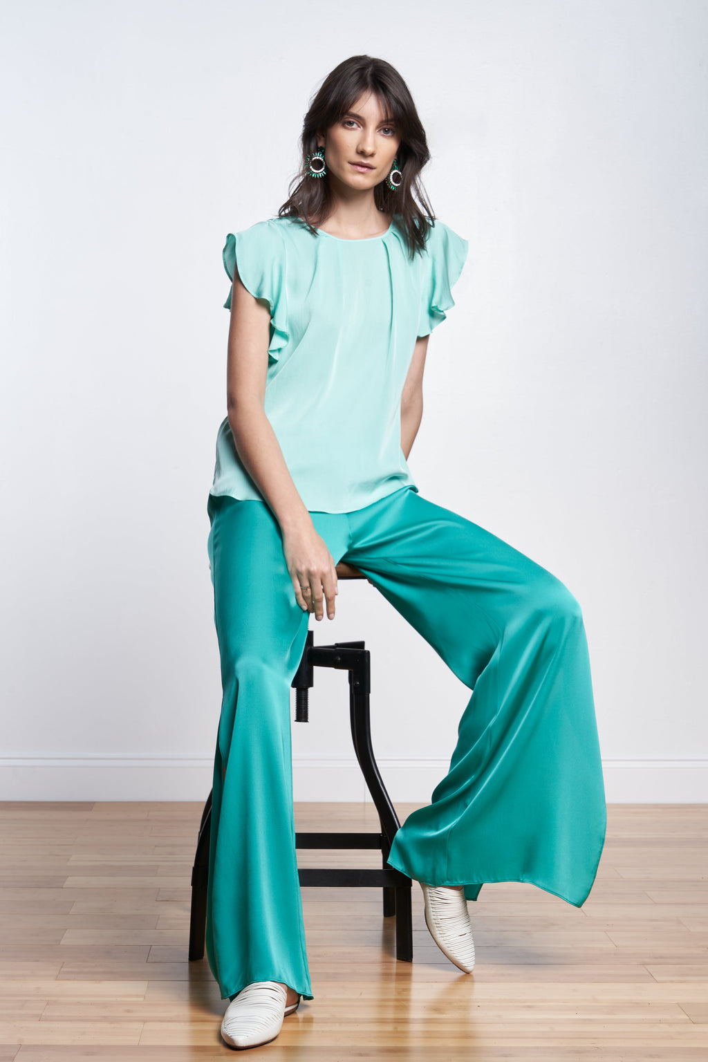 Naples Top Aqua Shimmer Size XS