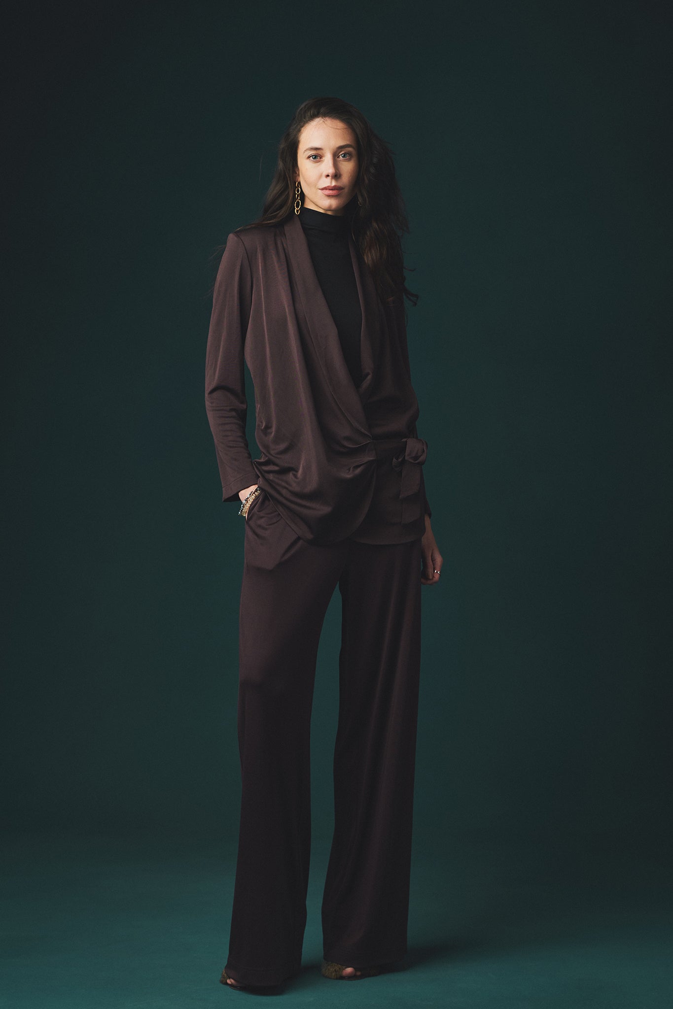 Knitted Nottingham Turtleneck Snow Size L