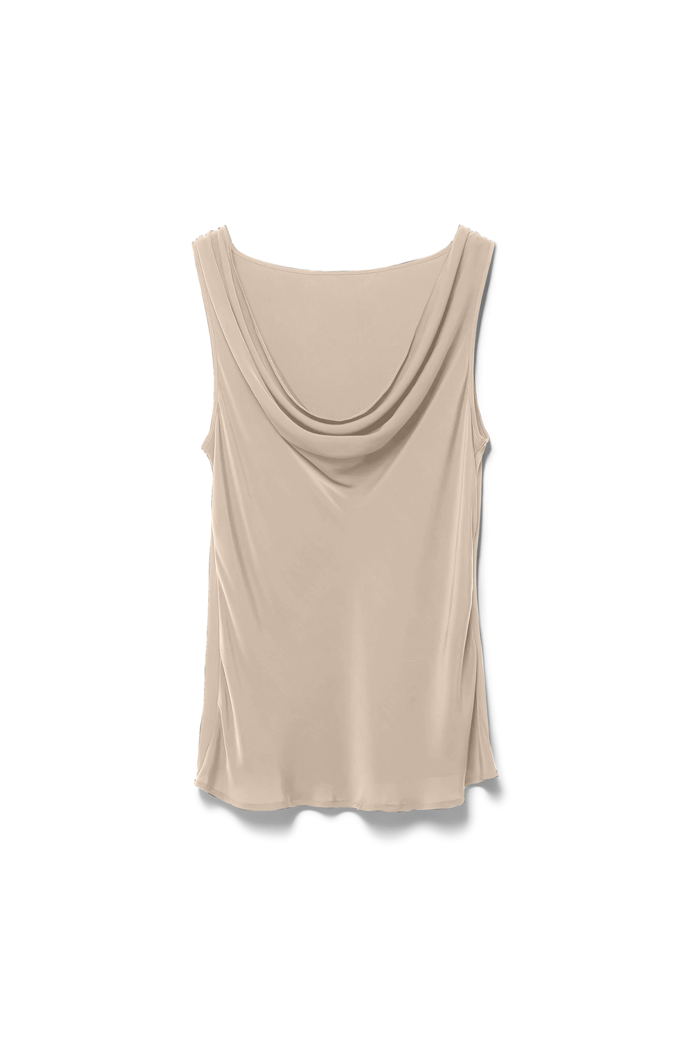 Paris Cowl Neck Top - Almondine