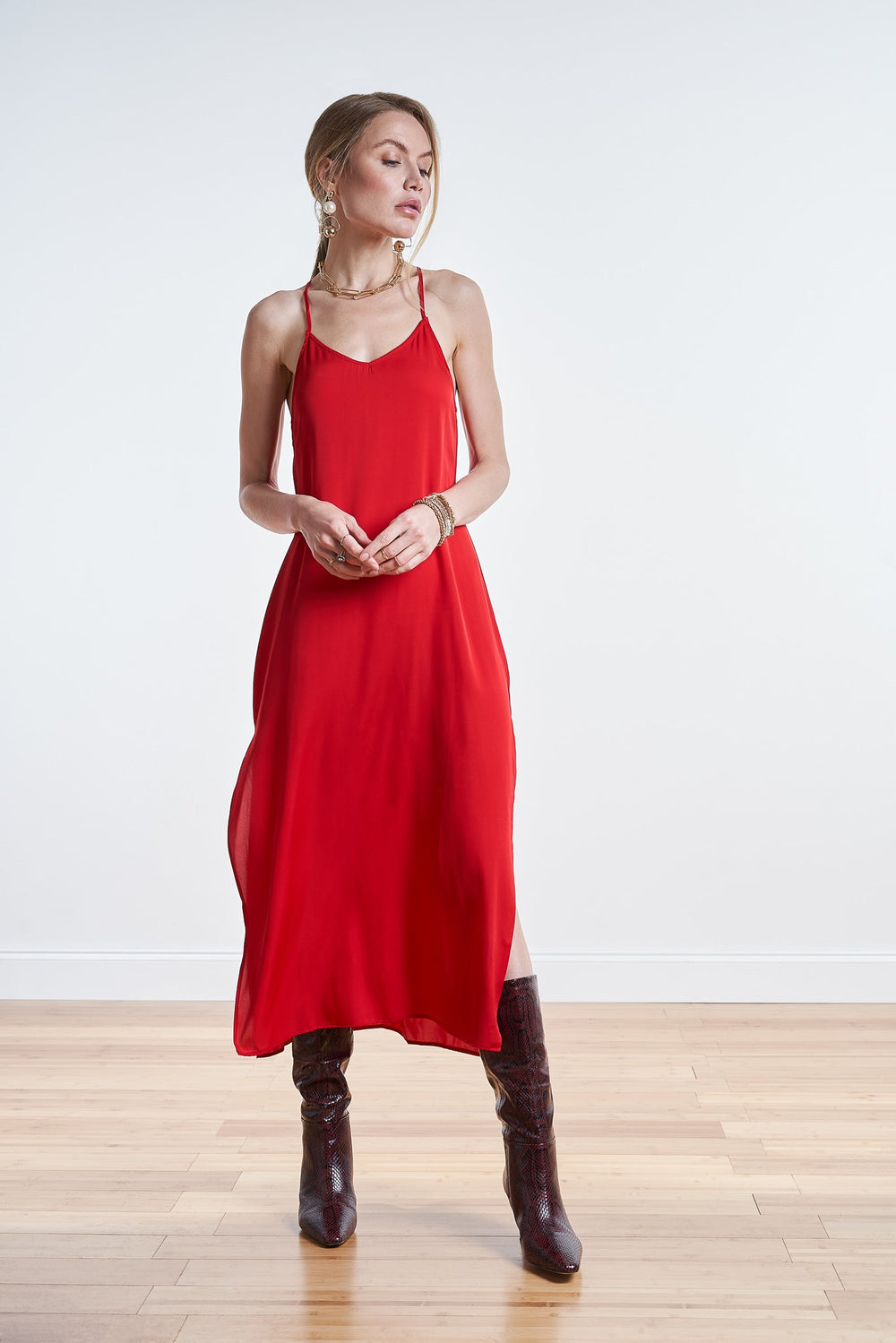 Venus Dress - Bougainvillea,Bronze,Nutmeg,Poinciana,Purple,True Bronze,True Gold